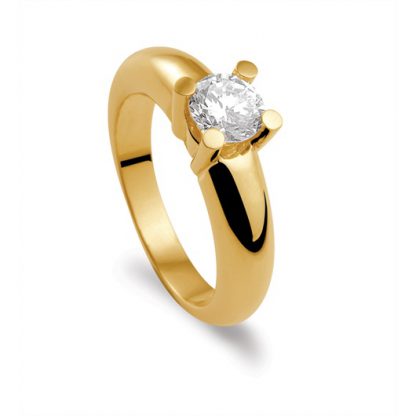 Marbeau ring van goud met diamant-0