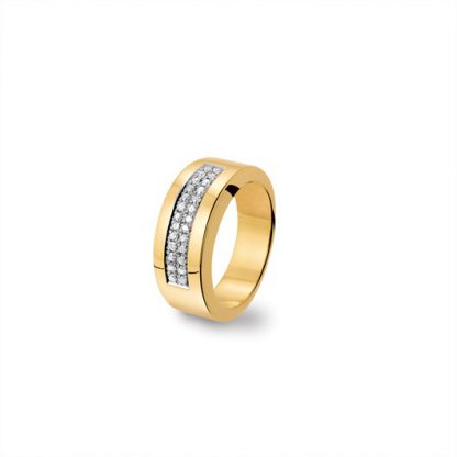 Ring van goud met diamant-0
