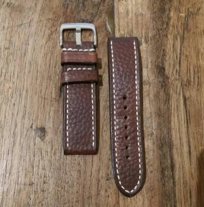 Horlogeband leather Vintage 4 chestnut-0